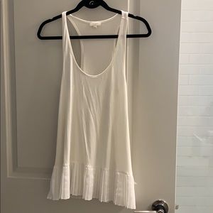 Cream colored tank